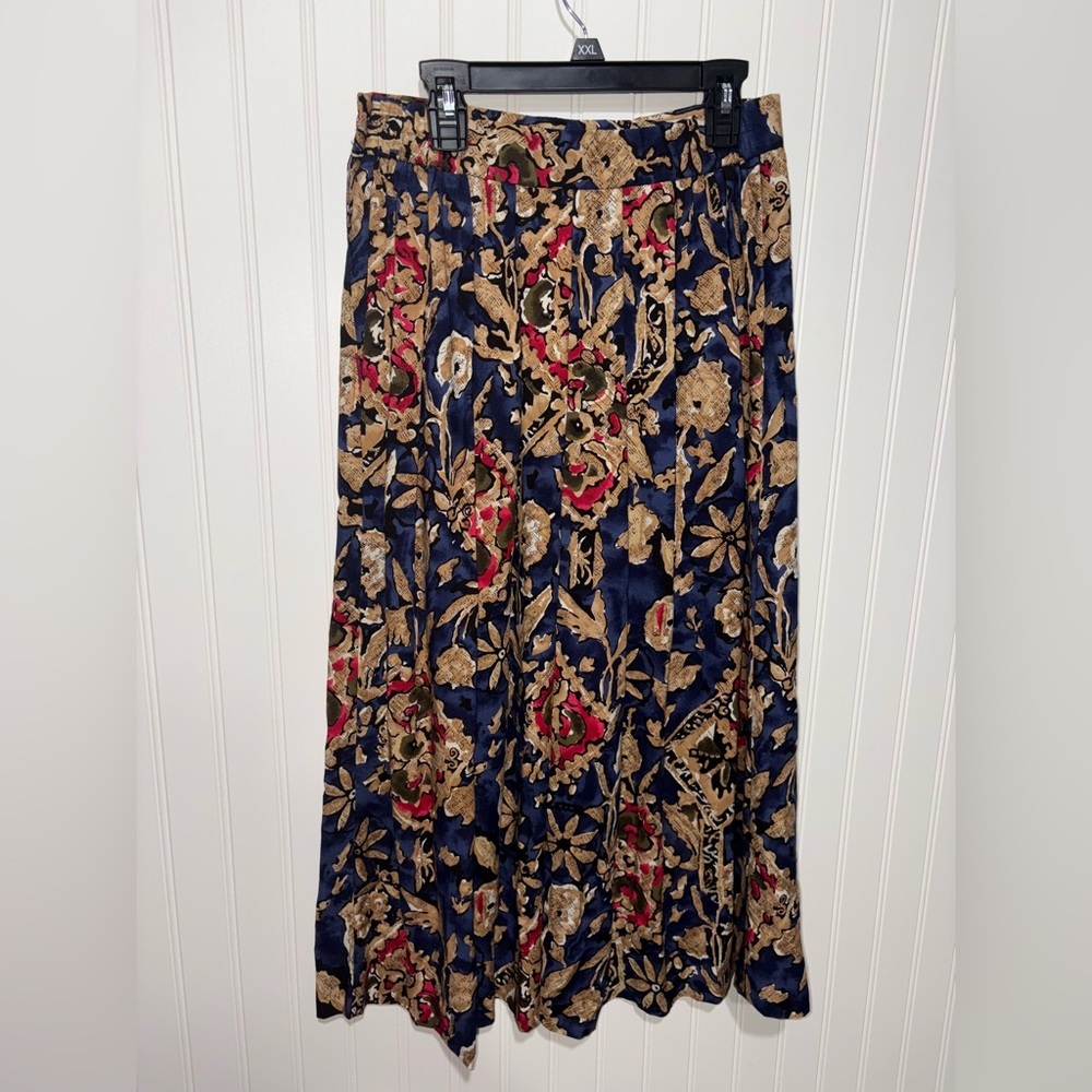 Vintage Worthington Floral Patterned Skirt| Size 8